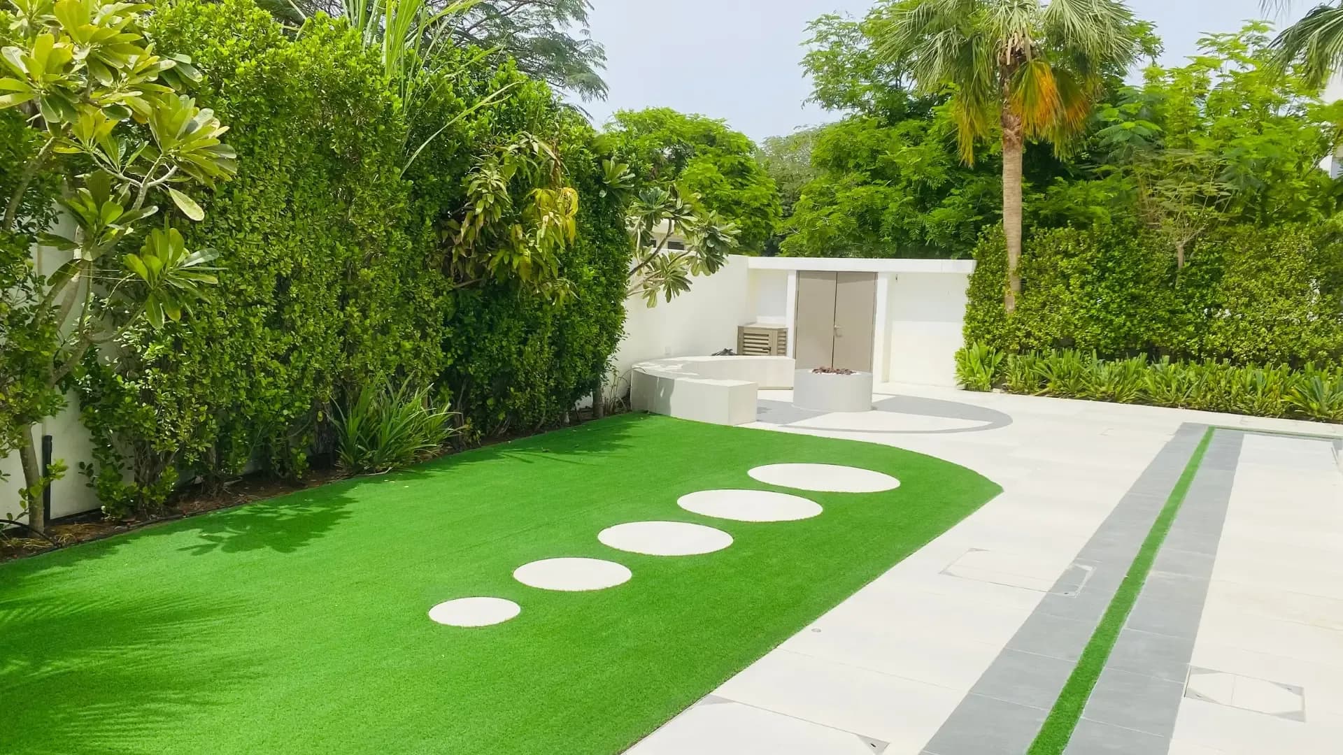 Landscape construction by Warriors Landscape